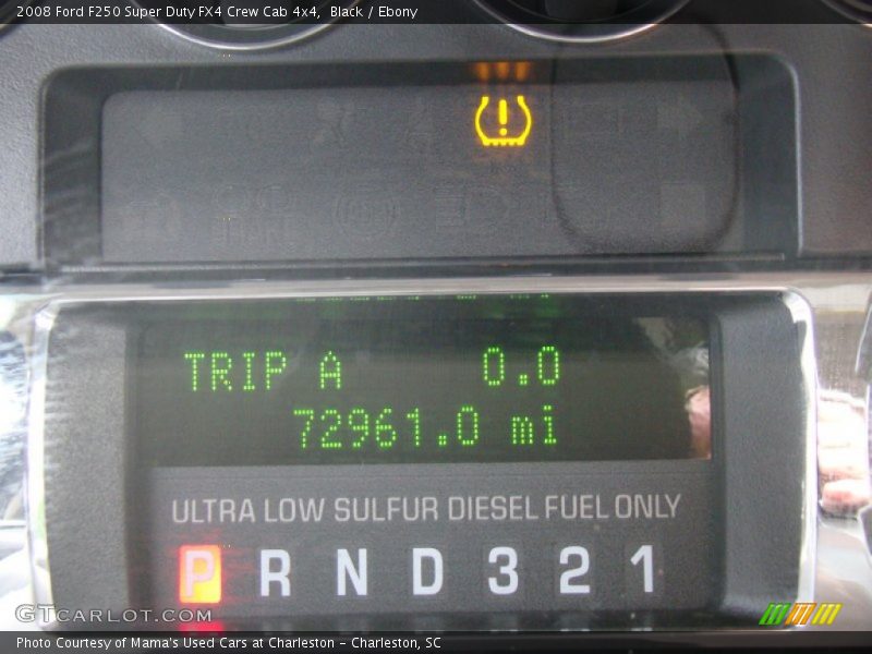 Black / Ebony 2008 Ford F250 Super Duty FX4 Crew Cab 4x4