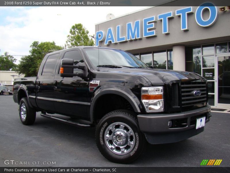 Black / Ebony 2008 Ford F250 Super Duty FX4 Crew Cab 4x4