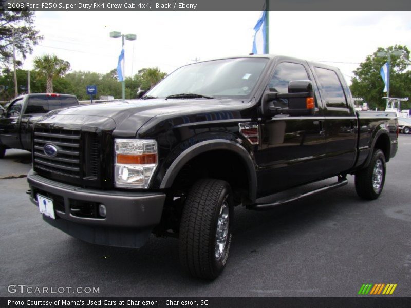 Black / Ebony 2008 Ford F250 Super Duty FX4 Crew Cab 4x4