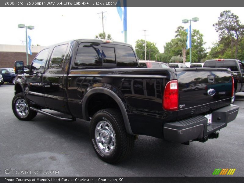 Black / Ebony 2008 Ford F250 Super Duty FX4 Crew Cab 4x4