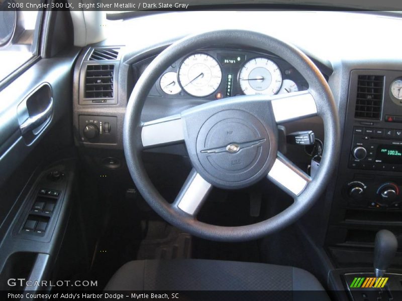 Bright Silver Metallic / Dark Slate Gray 2008 Chrysler 300 LX