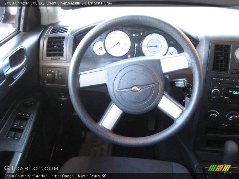 Bright Silver Metallic / Dark Slate Gray 2008 Chrysler 300 LX