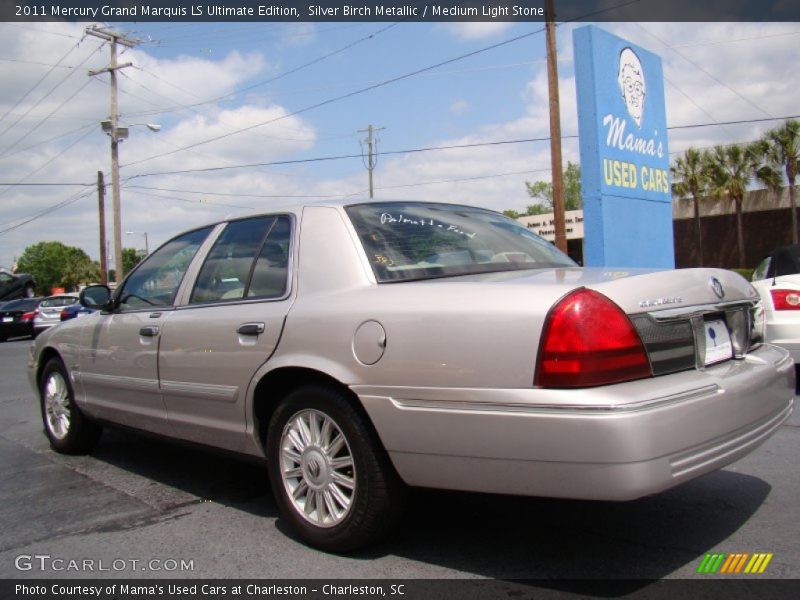 Silver Birch Metallic / Medium Light Stone 2011 Mercury Grand Marquis LS Ultimate Edition