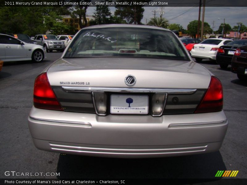 Silver Birch Metallic / Medium Light Stone 2011 Mercury Grand Marquis LS Ultimate Edition