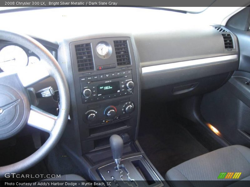 Bright Silver Metallic / Dark Slate Gray 2008 Chrysler 300 LX