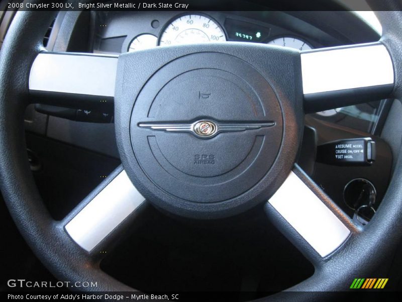 Bright Silver Metallic / Dark Slate Gray 2008 Chrysler 300 LX