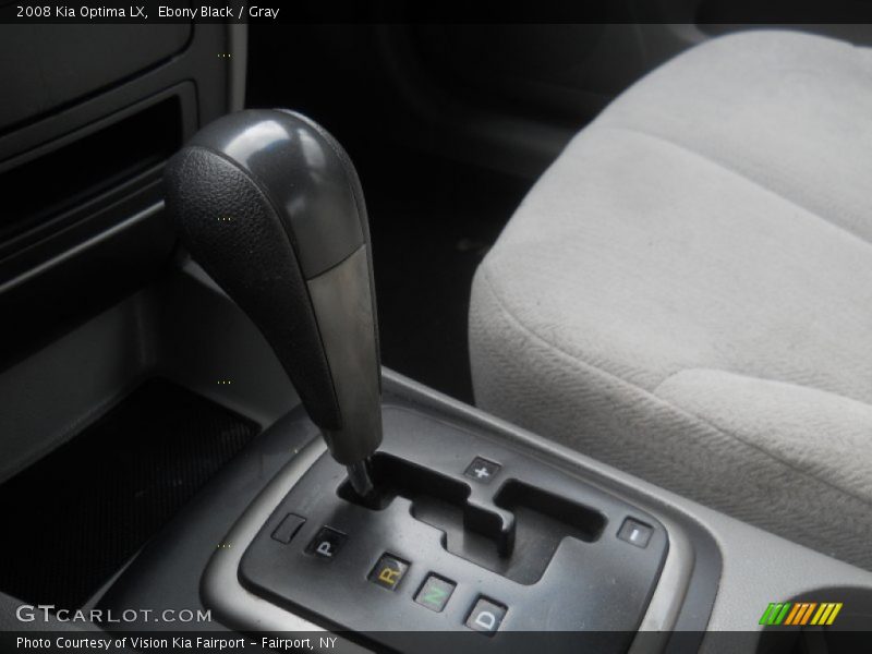 Ebony Black / Gray 2008 Kia Optima LX