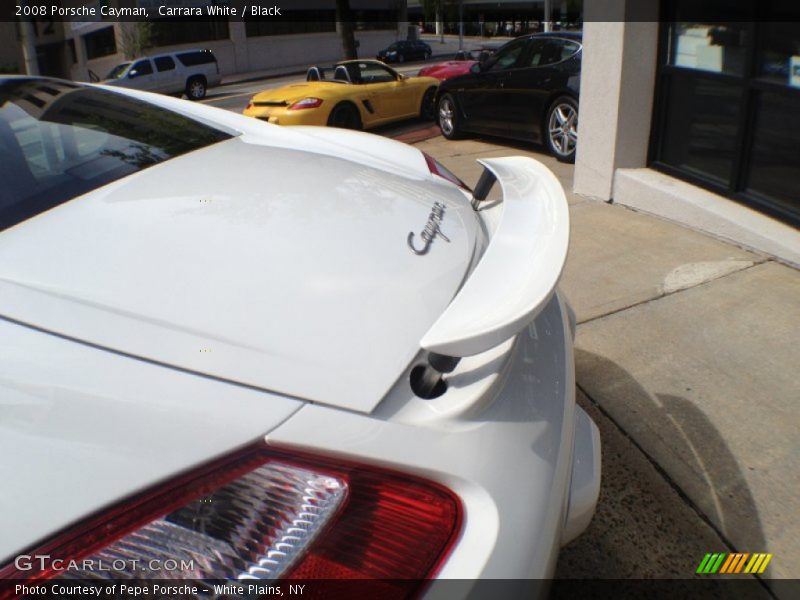 Carrara White / Black 2008 Porsche Cayman