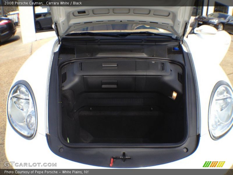 Carrara White / Black 2008 Porsche Cayman