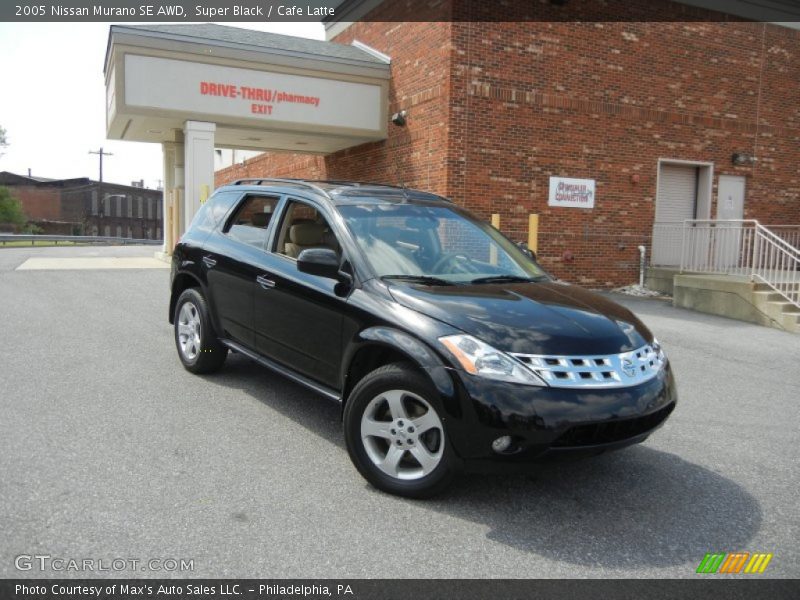 Super Black / Cafe Latte 2005 Nissan Murano SE AWD