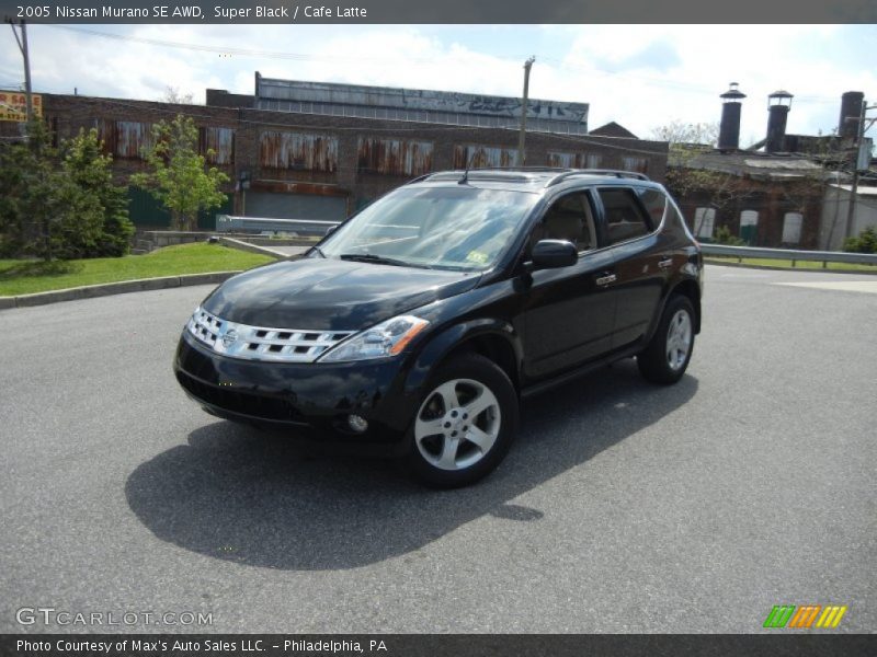 Super Black / Cafe Latte 2005 Nissan Murano SE AWD