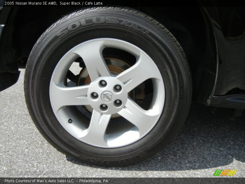 Super Black / Cafe Latte 2005 Nissan Murano SE AWD