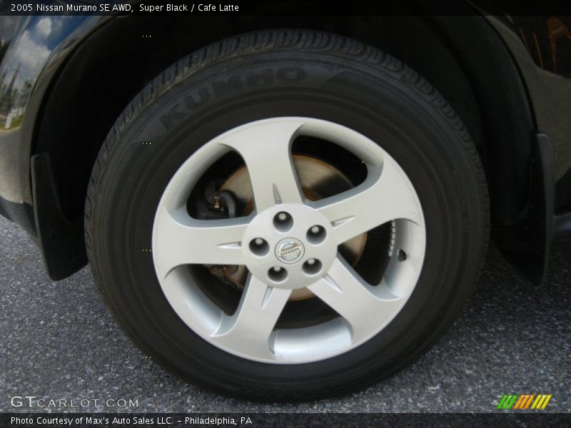 Super Black / Cafe Latte 2005 Nissan Murano SE AWD