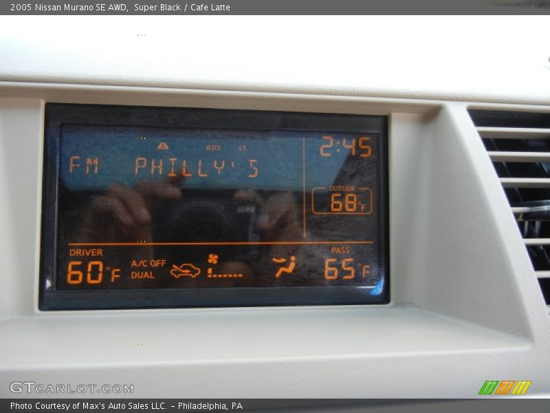 Super Black / Cafe Latte 2005 Nissan Murano SE AWD