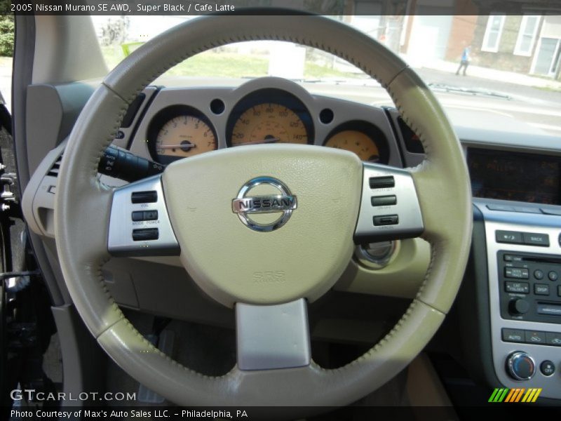 Super Black / Cafe Latte 2005 Nissan Murano SE AWD