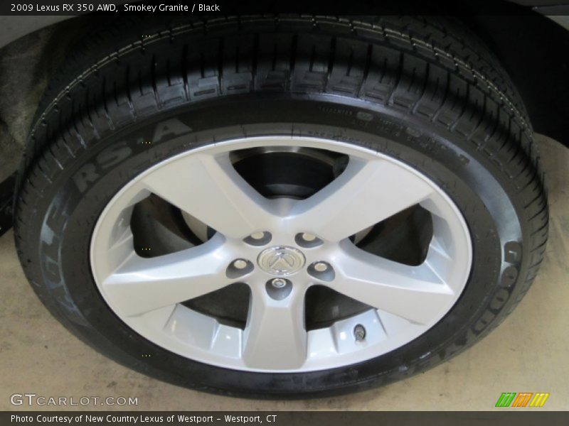 Smokey Granite / Black 2009 Lexus RX 350 AWD