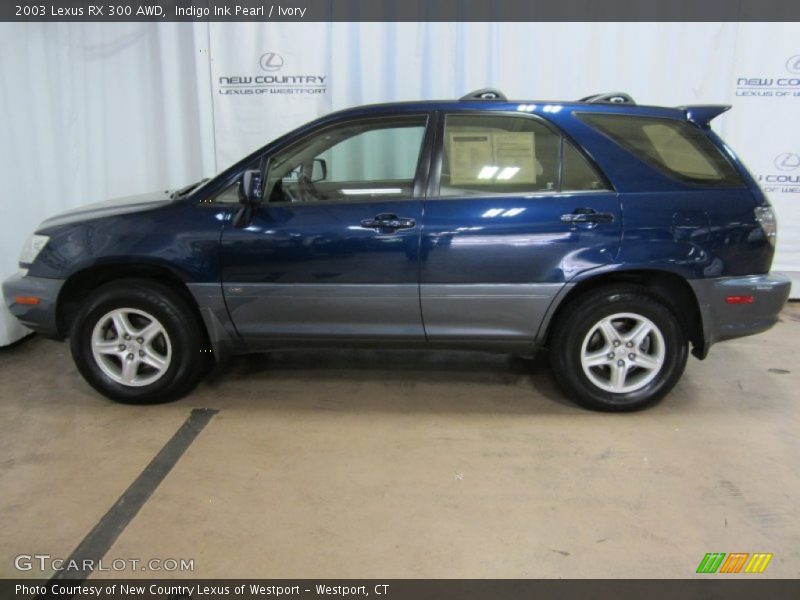 Indigo Ink Pearl / Ivory 2003 Lexus RX 300 AWD