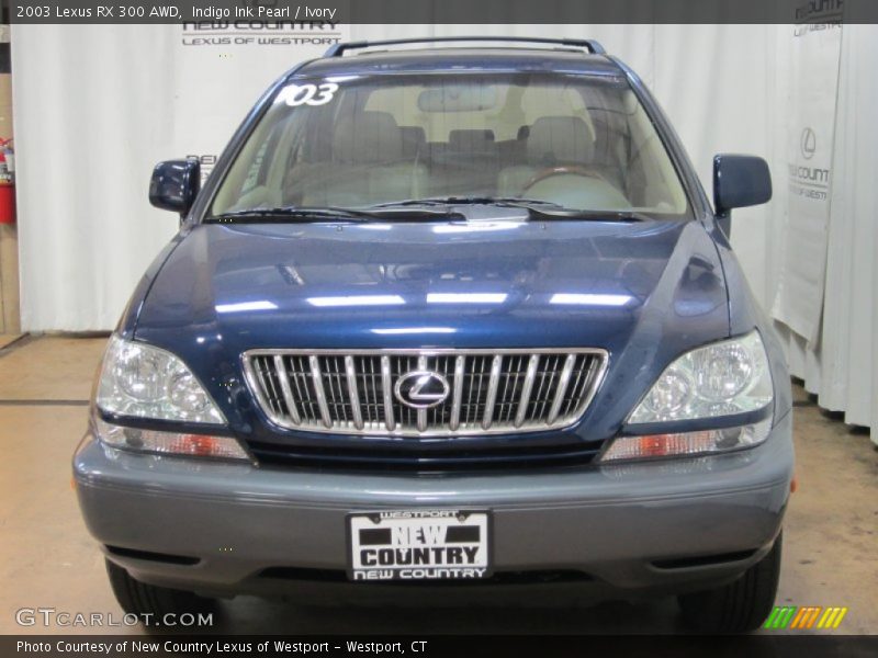 Indigo Ink Pearl / Ivory 2003 Lexus RX 300 AWD
