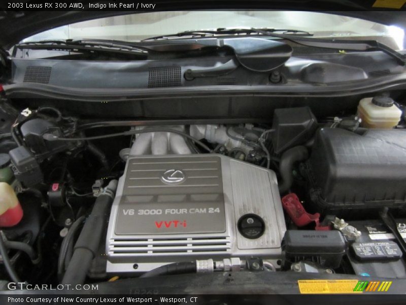 Indigo Ink Pearl / Ivory 2003 Lexus RX 300 AWD