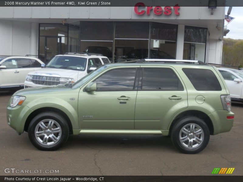 Kiwi Green / Stone 2008 Mercury Mariner V6 Premier 4WD