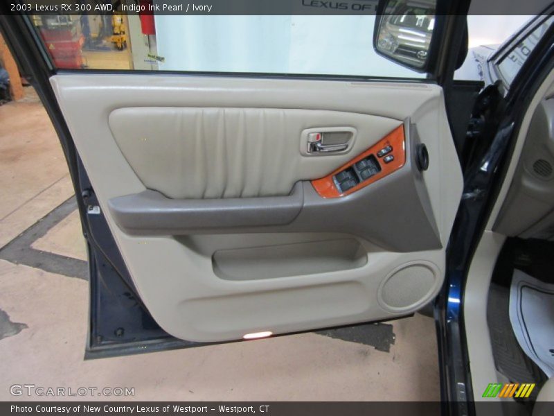 Indigo Ink Pearl / Ivory 2003 Lexus RX 300 AWD