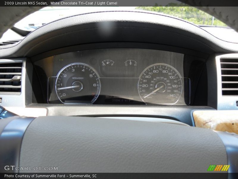 White Chocolate Tri-Coat / Light Camel 2009 Lincoln MKS Sedan