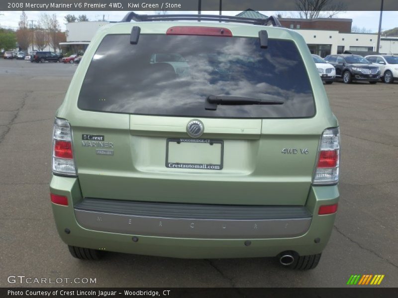Kiwi Green / Stone 2008 Mercury Mariner V6 Premier 4WD