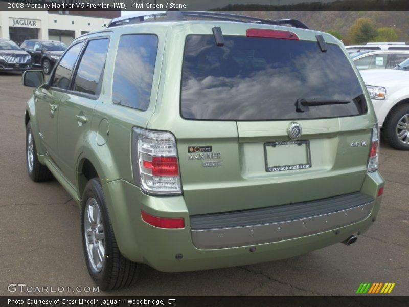 Kiwi Green / Stone 2008 Mercury Mariner V6 Premier 4WD