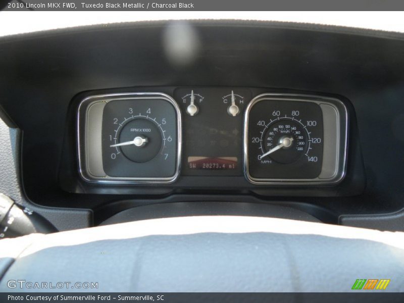 Tuxedo Black Metallic / Charcoal Black 2010 Lincoln MKX FWD