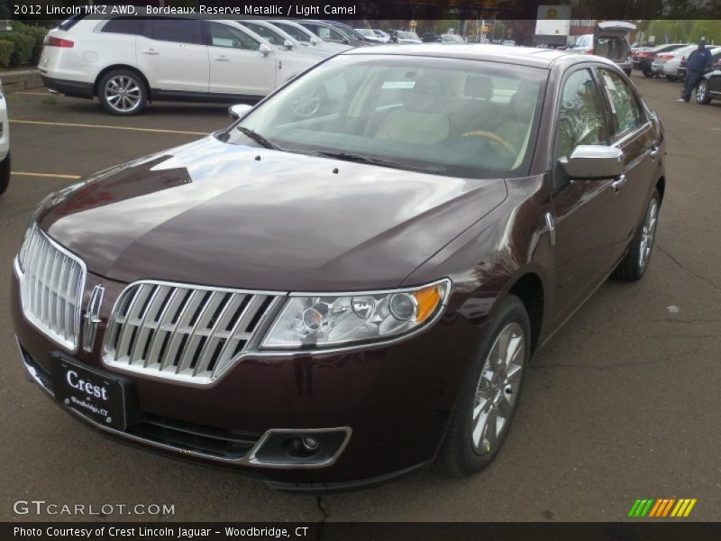 Bordeaux Reserve Metallic / Light Camel 2012 Lincoln MKZ AWD