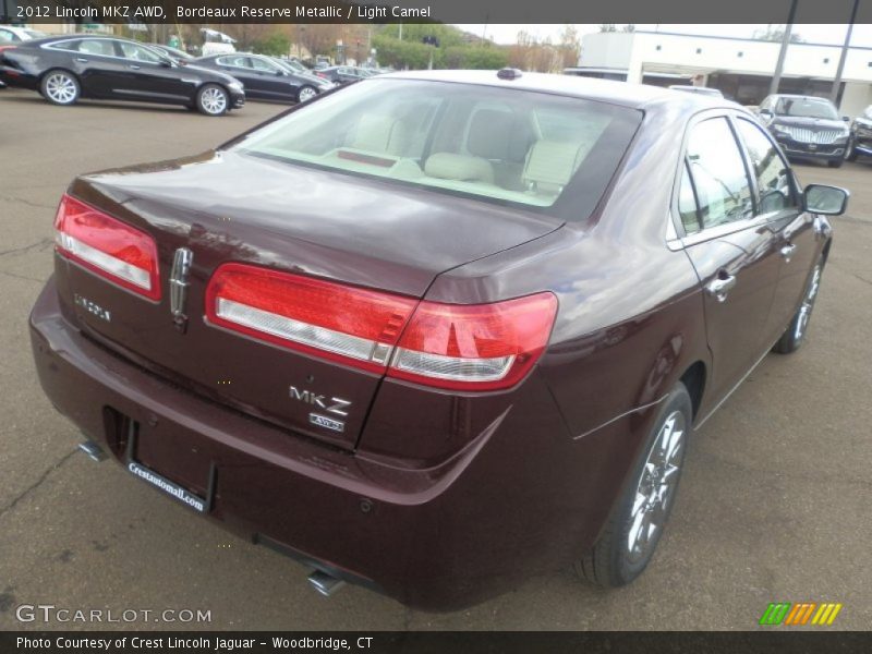 Bordeaux Reserve Metallic / Light Camel 2012 Lincoln MKZ AWD