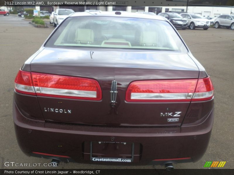 Bordeaux Reserve Metallic / Light Camel 2012 Lincoln MKZ AWD