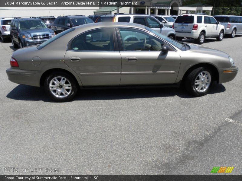 Arizona Beige Metallic / Medium Parchment 2004 Mercury Sable GS Sedan