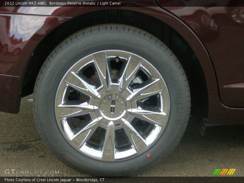 Bordeaux Reserve Metallic / Light Camel 2012 Lincoln MKZ AWD