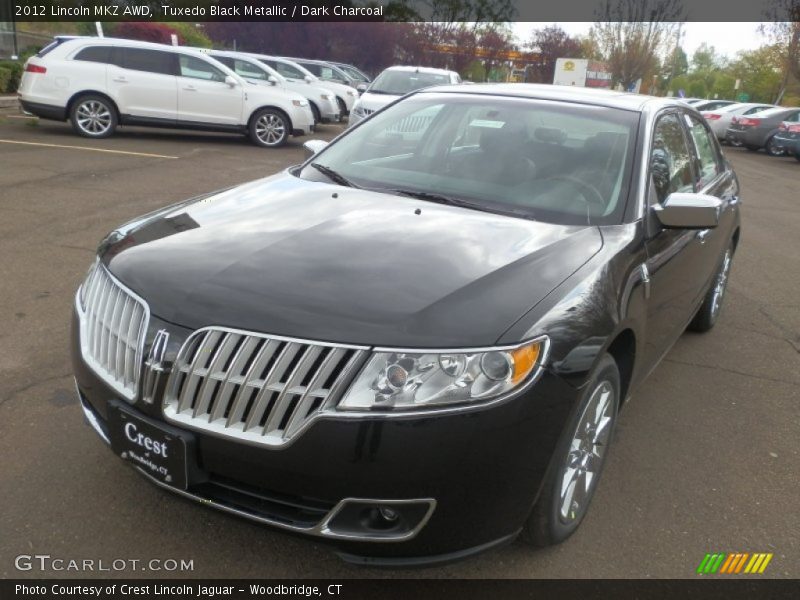 Tuxedo Black Metallic / Dark Charcoal 2012 Lincoln MKZ AWD