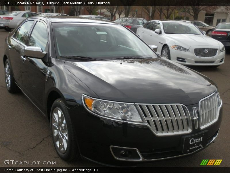 Tuxedo Black Metallic / Dark Charcoal 2012 Lincoln MKZ AWD