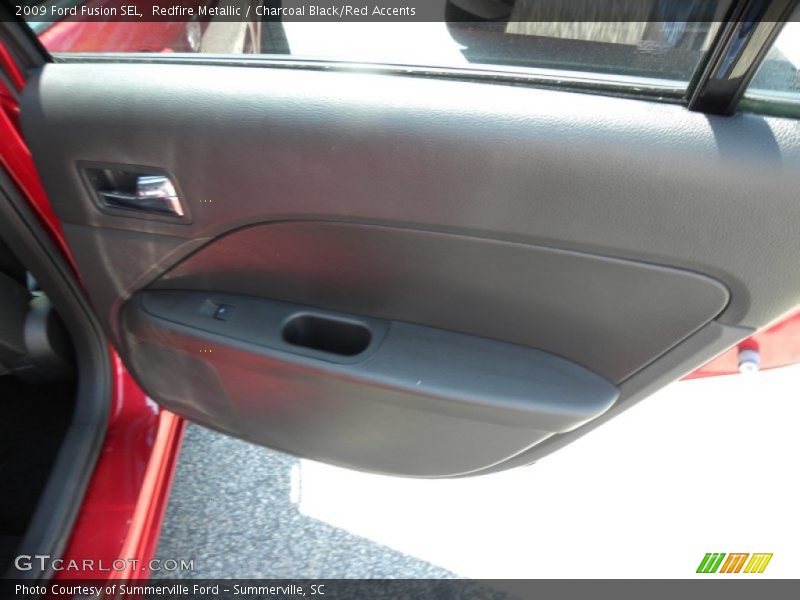 Redfire Metallic / Charcoal Black/Red Accents 2009 Ford Fusion SEL