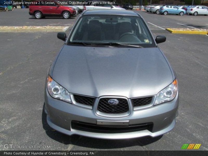 Crystal Gray Metallic / Anthracite Black 2007 Subaru Impreza 2.5i Sedan