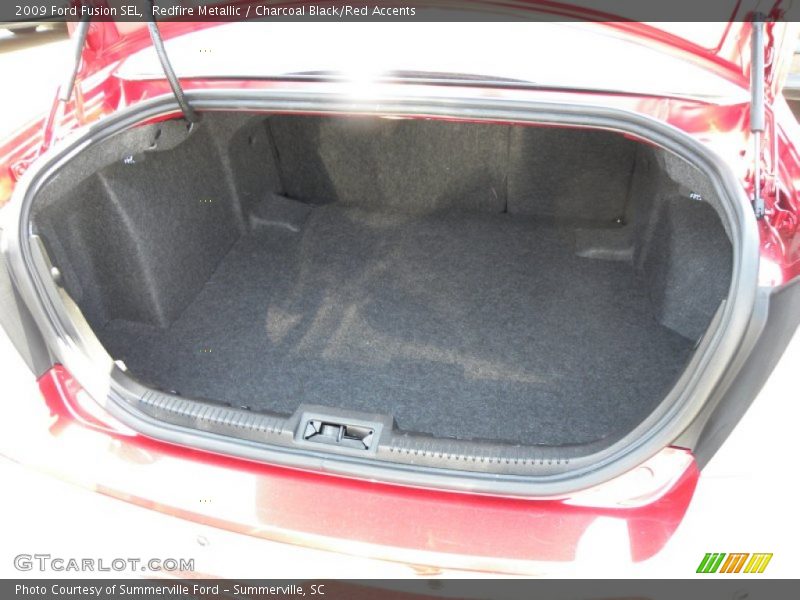 Redfire Metallic / Charcoal Black/Red Accents 2009 Ford Fusion SEL