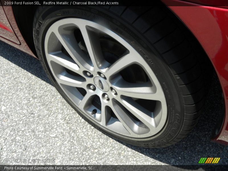 Redfire Metallic / Charcoal Black/Red Accents 2009 Ford Fusion SEL