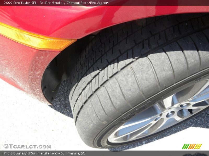 Redfire Metallic / Charcoal Black/Red Accents 2009 Ford Fusion SEL