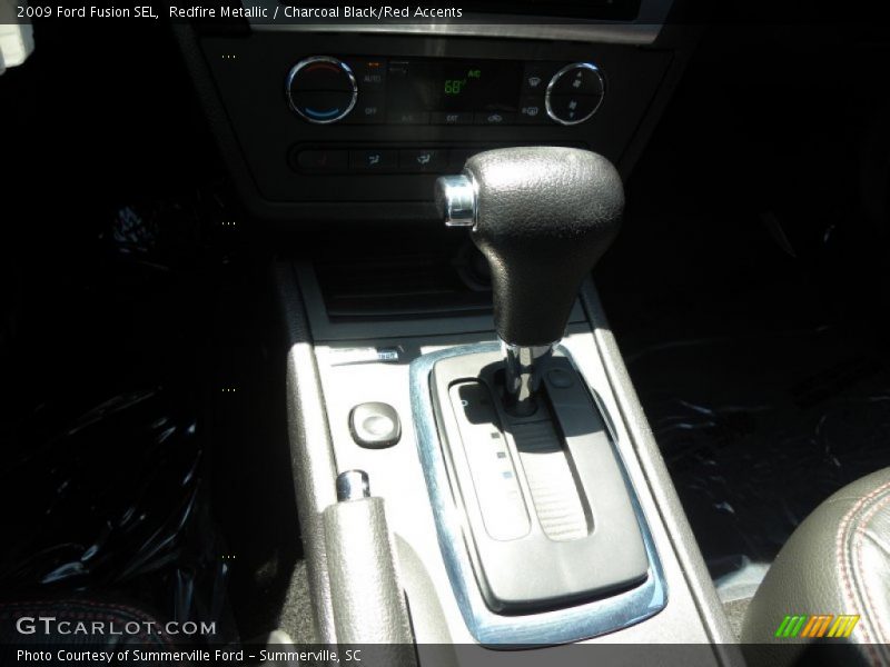 Redfire Metallic / Charcoal Black/Red Accents 2009 Ford Fusion SEL