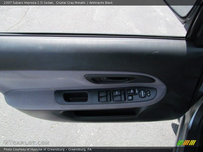 Crystal Gray Metallic / Anthracite Black 2007 Subaru Impreza 2.5i Sedan