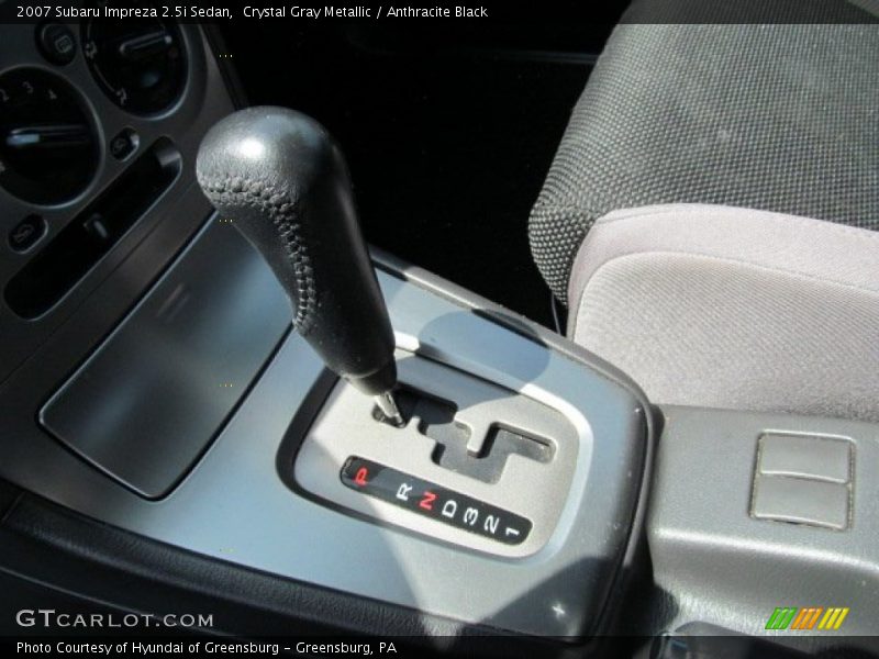 Crystal Gray Metallic / Anthracite Black 2007 Subaru Impreza 2.5i Sedan