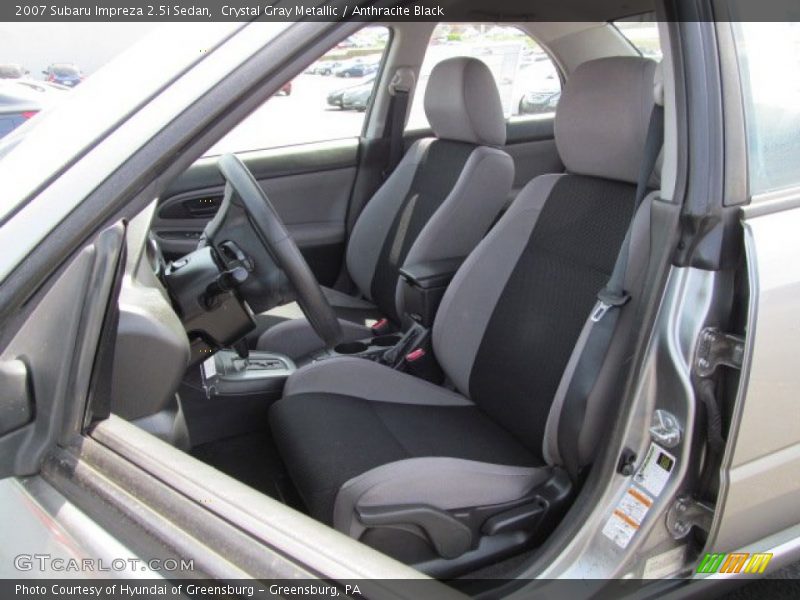 Crystal Gray Metallic / Anthracite Black 2007 Subaru Impreza 2.5i Sedan