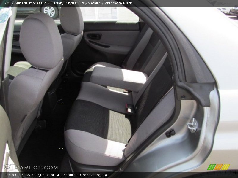 Crystal Gray Metallic / Anthracite Black 2007 Subaru Impreza 2.5i Sedan