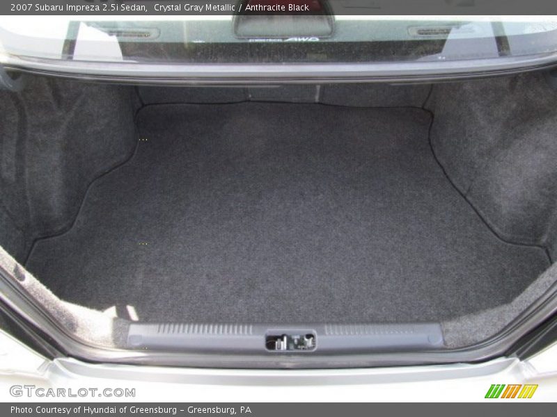 Crystal Gray Metallic / Anthracite Black 2007 Subaru Impreza 2.5i Sedan