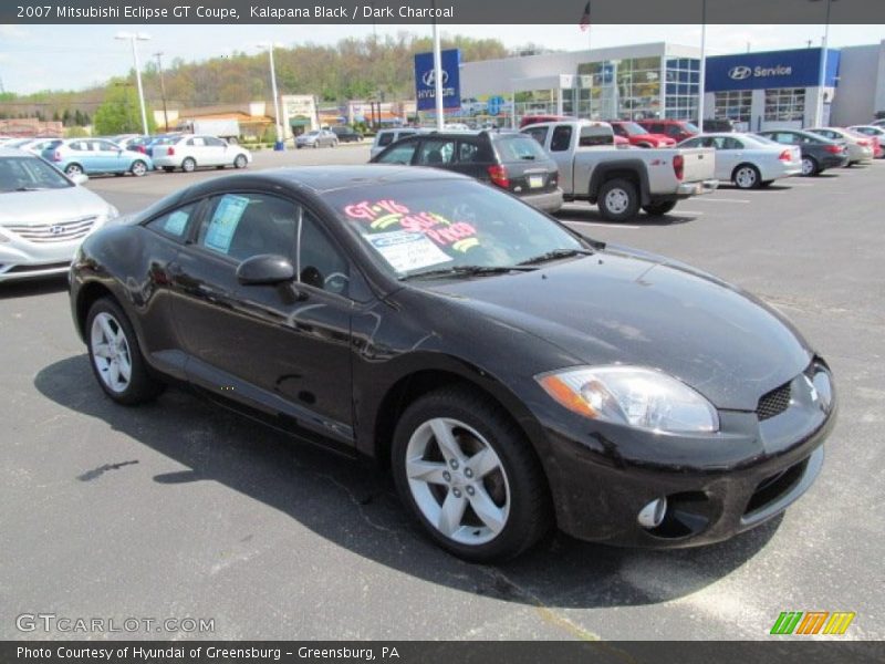 Kalapana Black / Dark Charcoal 2007 Mitsubishi Eclipse GT Coupe