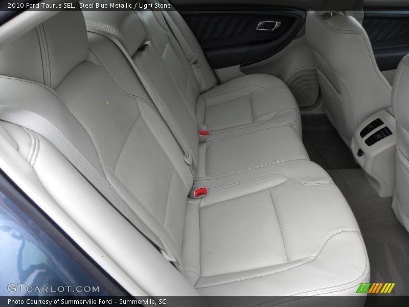 Steel Blue Metallic / Light Stone 2010 Ford Taurus SEL