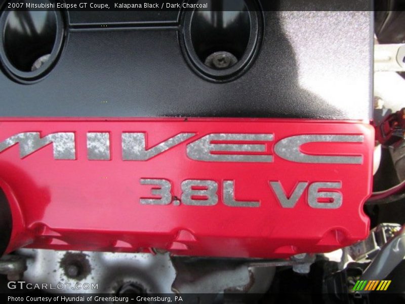 Kalapana Black / Dark Charcoal 2007 Mitsubishi Eclipse GT Coupe